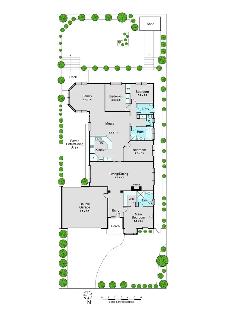 Floorplan of Homely house listing, 8 Howell Street, Bentleigh VIC 3204