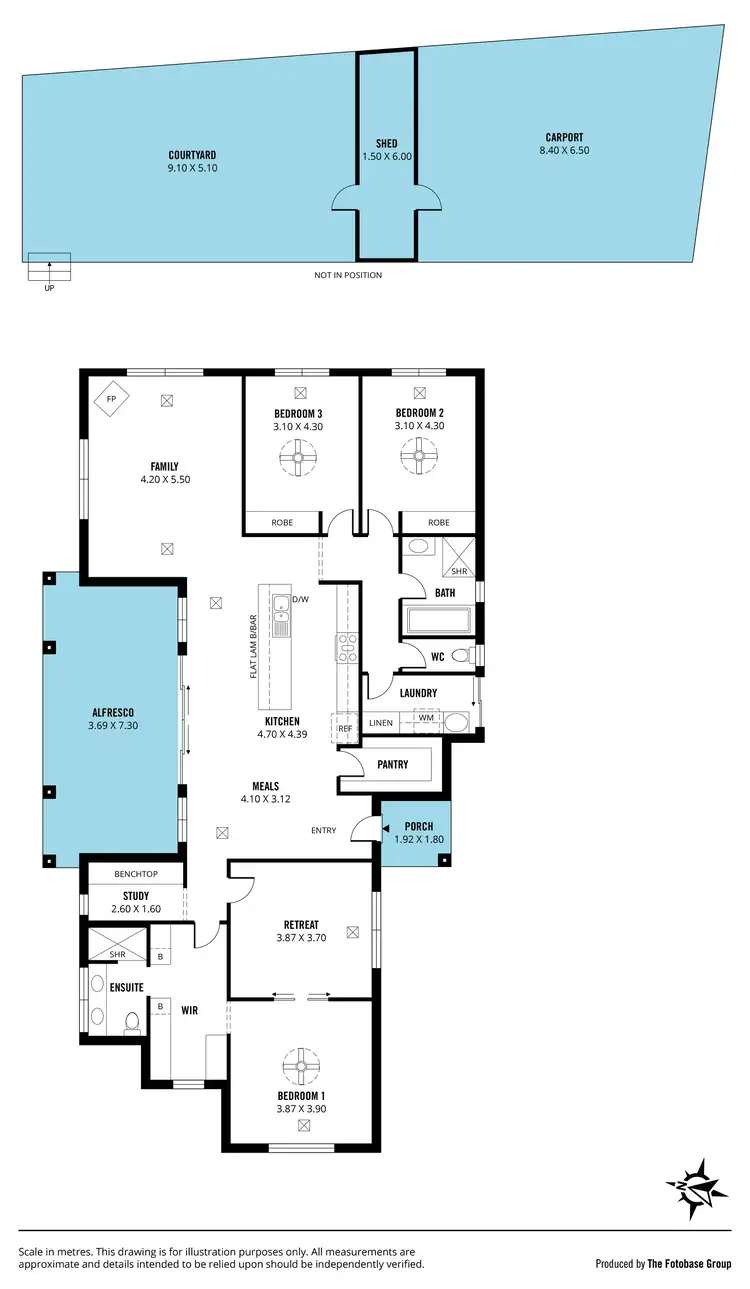 Floorplan of Homely house listing, 1/9 Corella Avenue, Chandlers Hill SA 5159