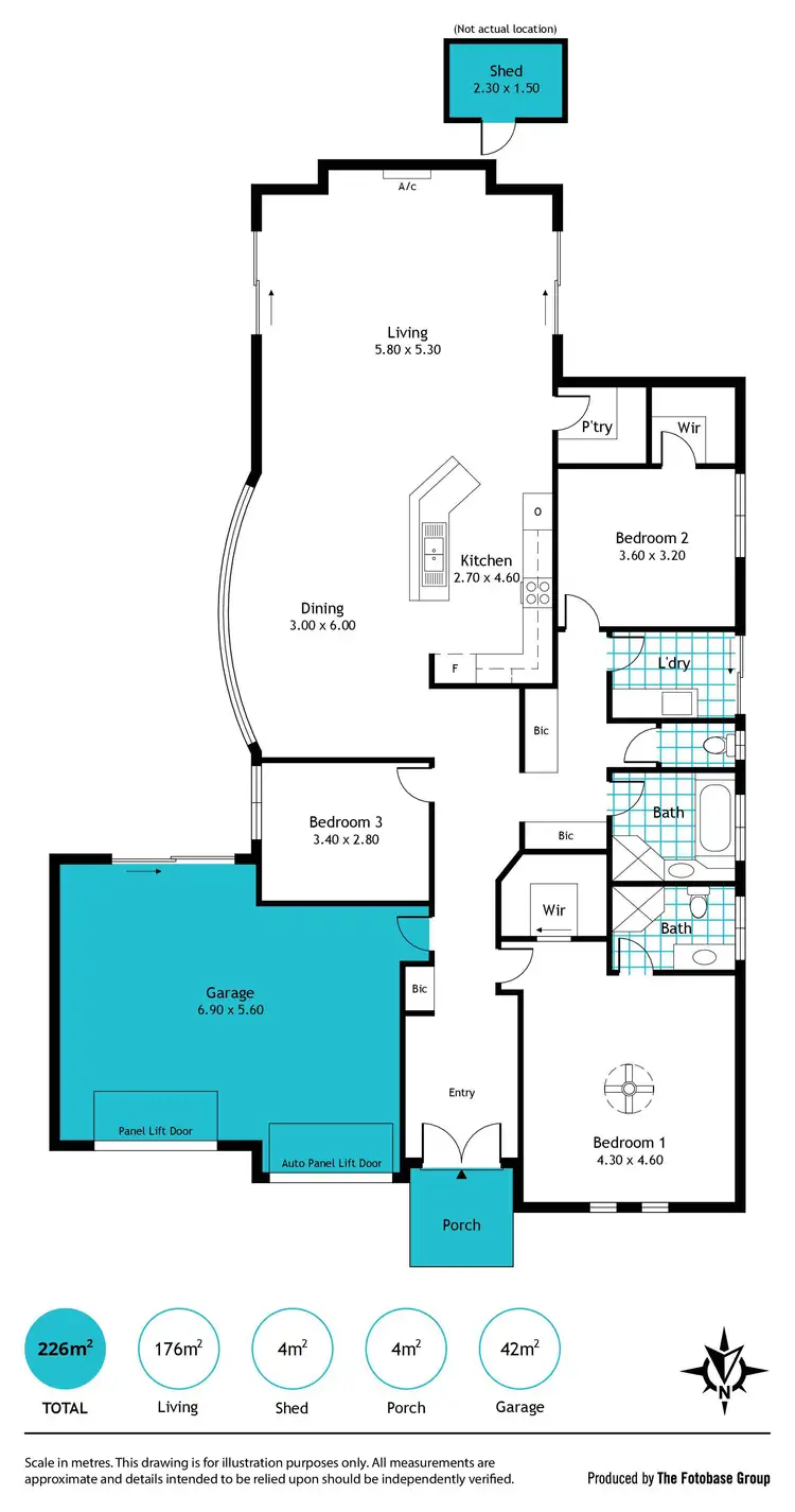 Floorplan of Homely house listing, 12 Parkin Court, Plympton SA 5038