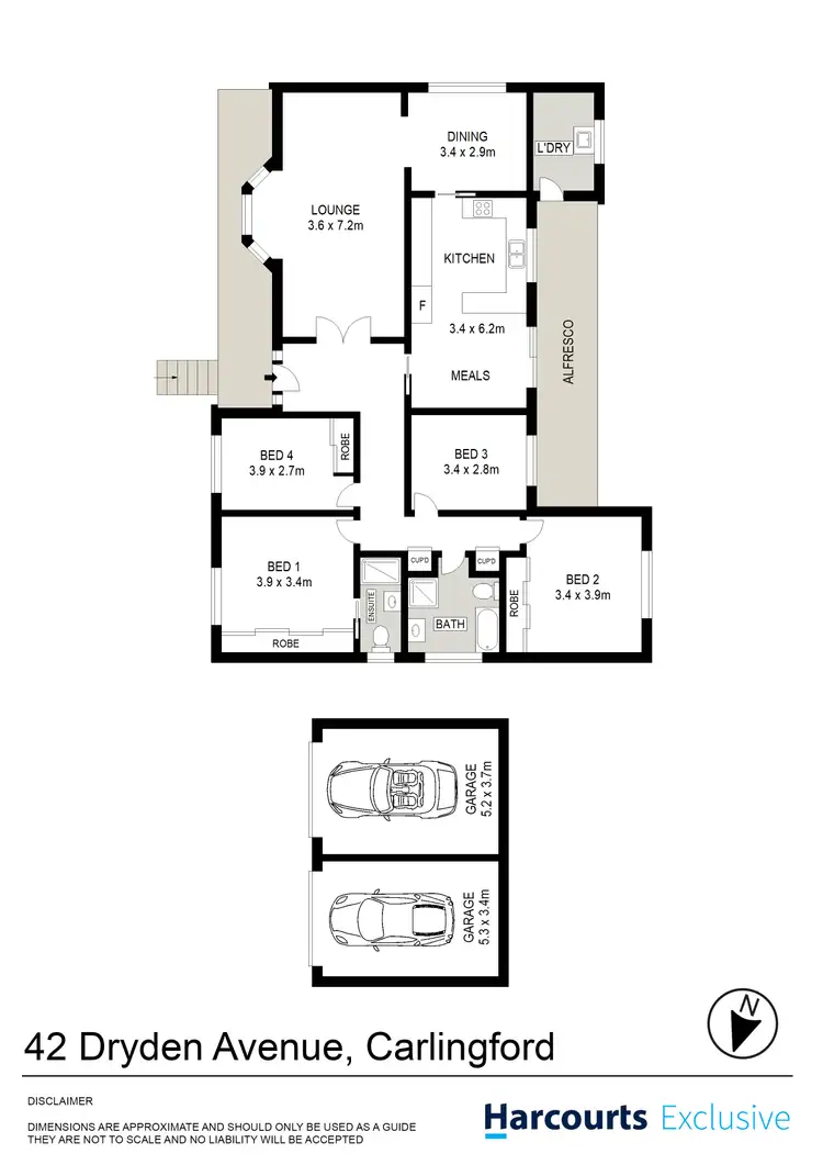 Floorplan of Homely house listing, 42 Dryden Avenue, Carlingford NSW 2118