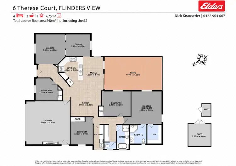 Floorplan of Homely house listing, 6 Therese Court, Flinders View QLD 4305