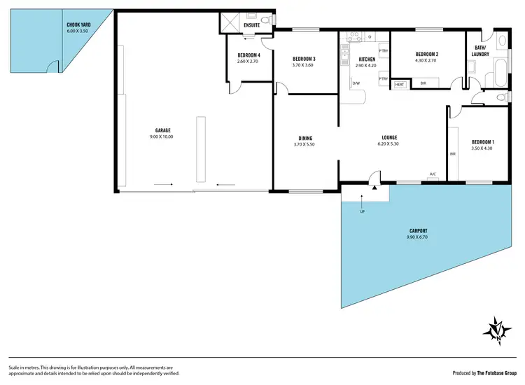 Floorplan of Homely house listing, 43 Corn Street, Old Reynella SA 5161