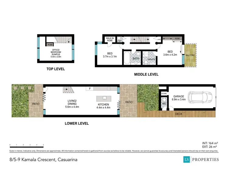 Floorplan of Homely townhouse listing, 8/5-9 Kamala Crescent, Casuarina NSW 2487