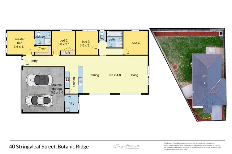 Floorplan of Homely house listing, 40 Stringyleaf Street, Botanic Ridge VIC 3977