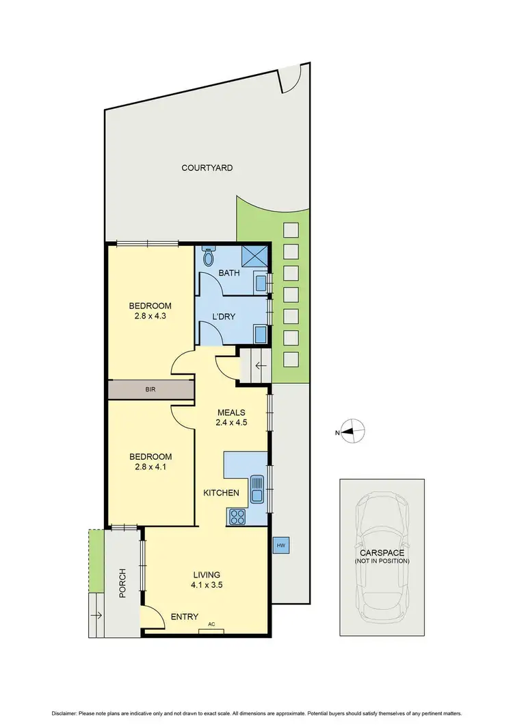 Floorplan of Homely villa listing, 3/123 South Street, Hadfield VIC 3046