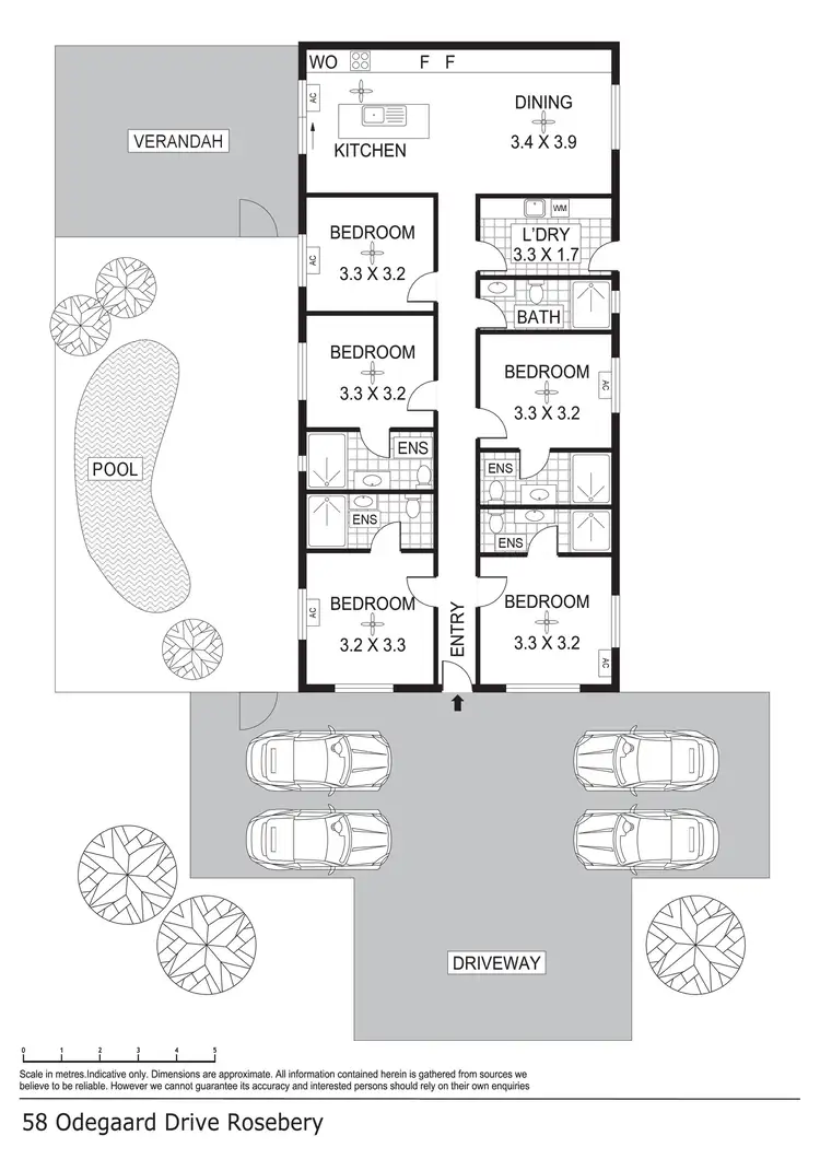 Floorplan of Homely house listing, 58 Odegaard Drive, Rosebery NT 832