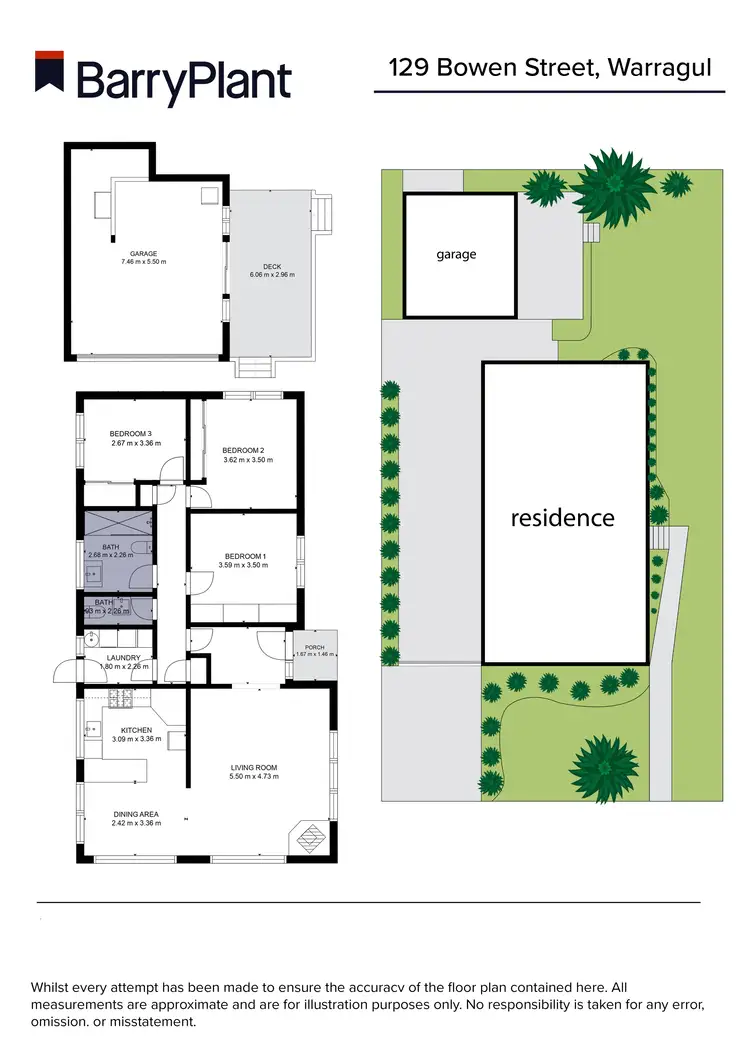 Floorplan of Homely house listing, 129 Bowen Street, Warragul VIC 3820