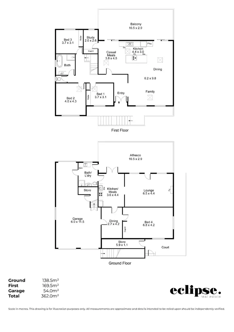 Floorplan of Homely house listing, 3 Medway Crescent, Rostrevor SA 5073