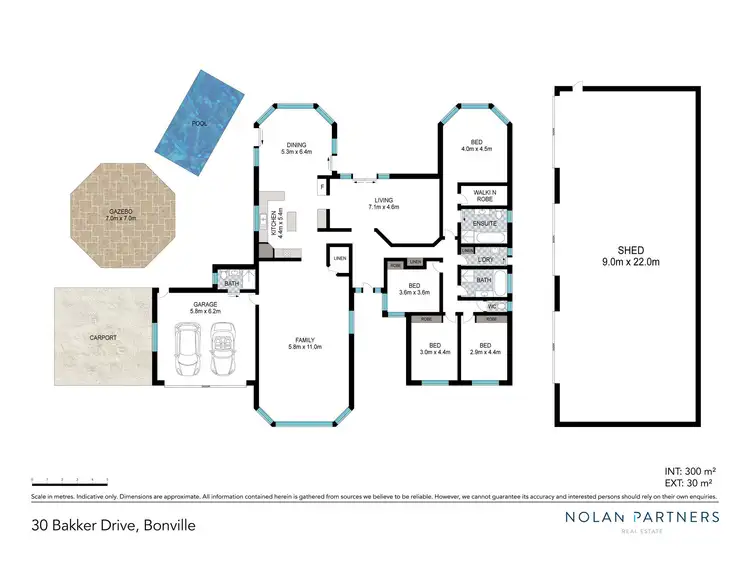 Floorplan of Homely house listing, 30 Bakker Drive, Bonville NSW 2450