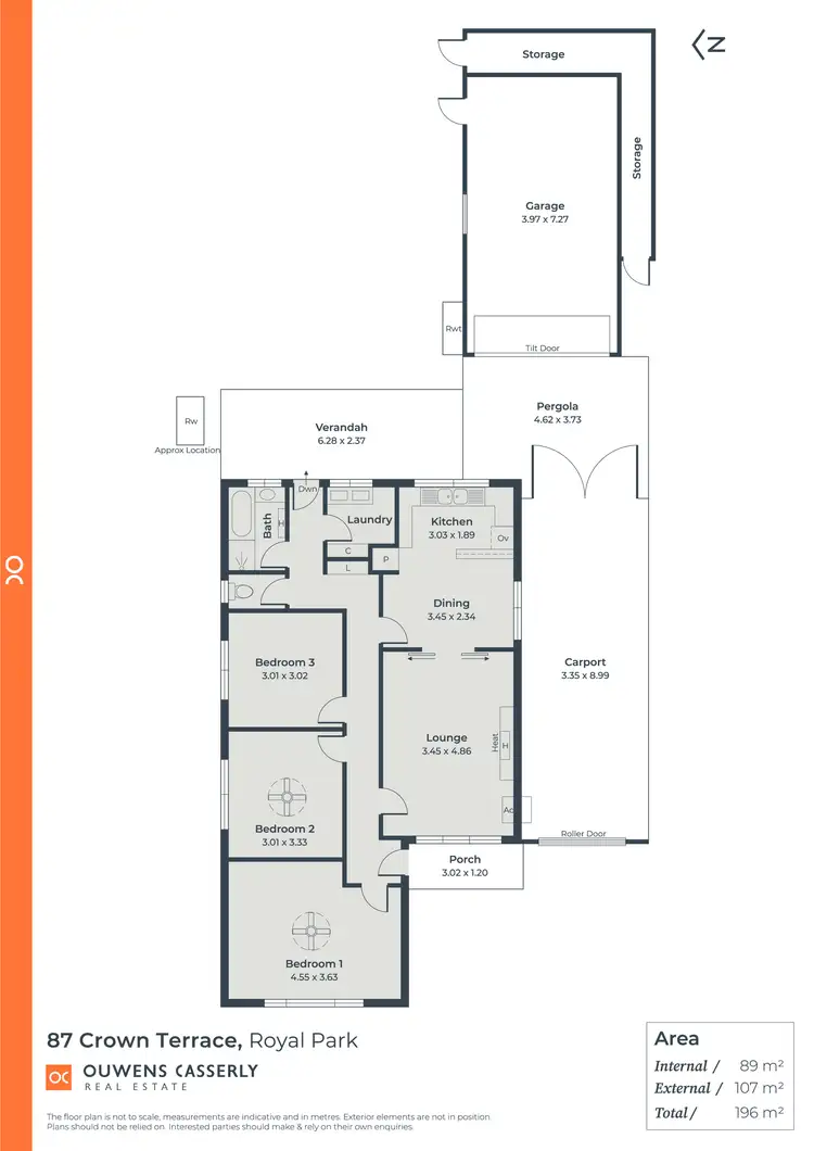 Floorplan of Homely house listing, 87 Crown Terrace, Royal Park SA 5014