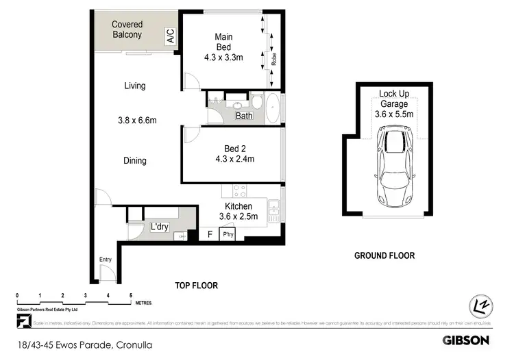 Floorplan of Homely apartment listing, 18/43-45 Ewos Parade, Cronulla NSW 2230