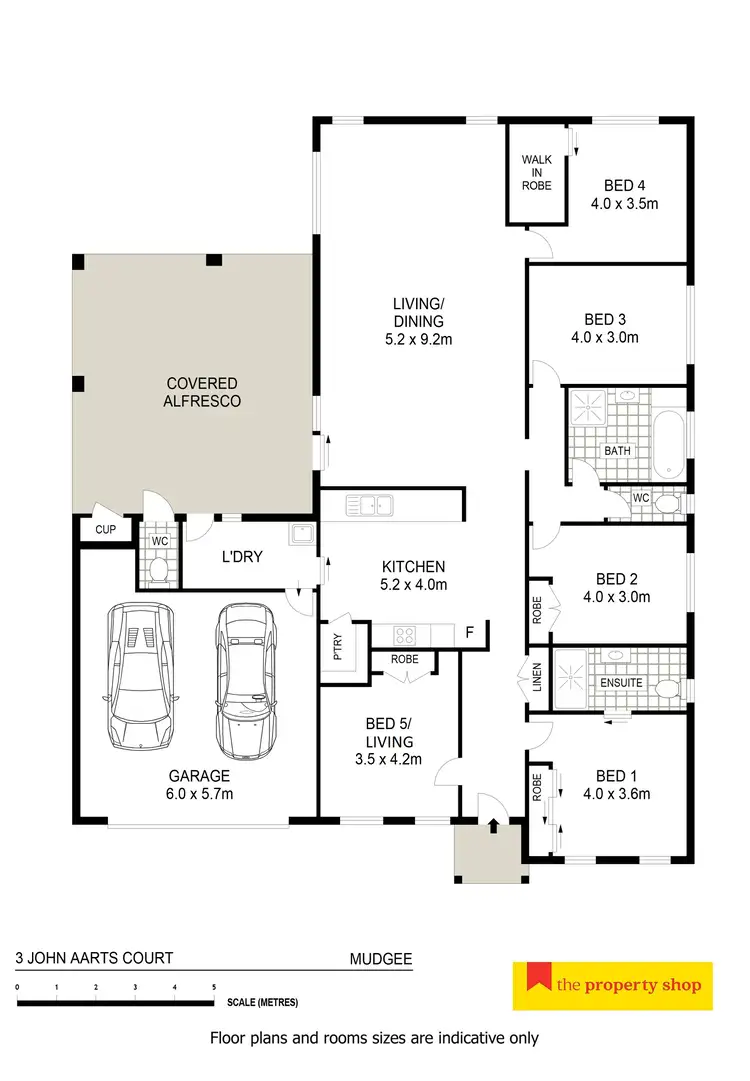 Floorplan of Homely house listing, 3 John Aarts Court, Mudgee NSW 2850
