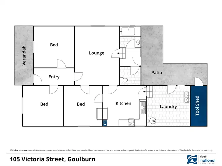 Floorplan of Homely house listing, 105 Victoria Street, Goulburn NSW 2580