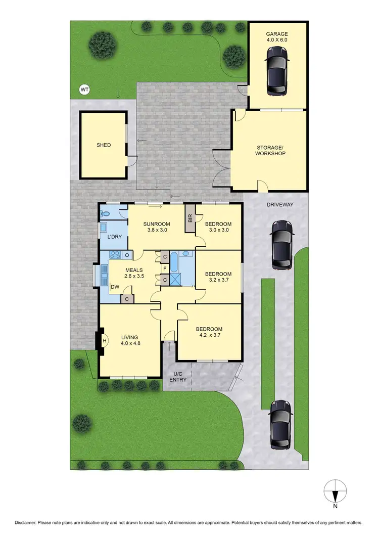 Floorplan of Homely house listing, 9 Arbor Avenue, Reservoir VIC 3073