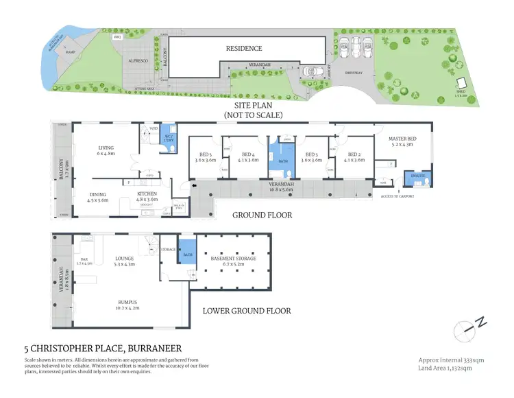 Floorplan of Homely house listing, 5 Christopher Place, Burraneer NSW 2230