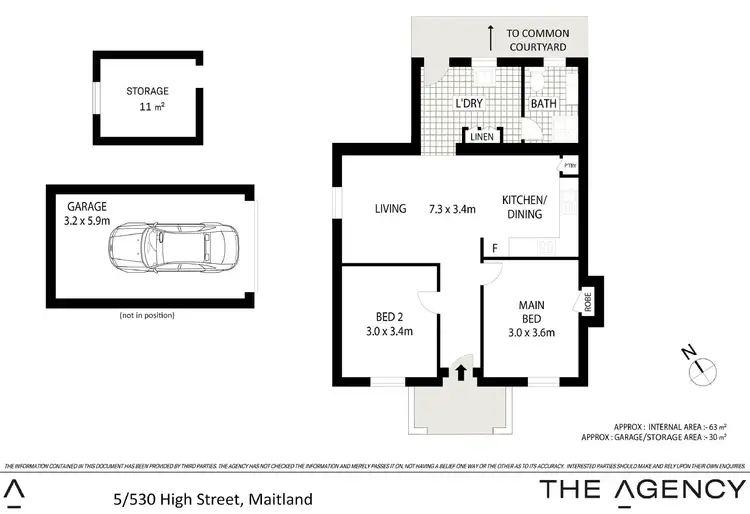 Floorplan of Homely house listing, 5/530 High Street, Maitland NSW 2320