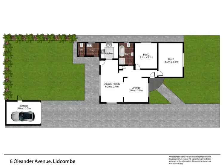 Floorplan of Homely house listing, 8 Oleander Avenue, Lidcombe NSW 2141