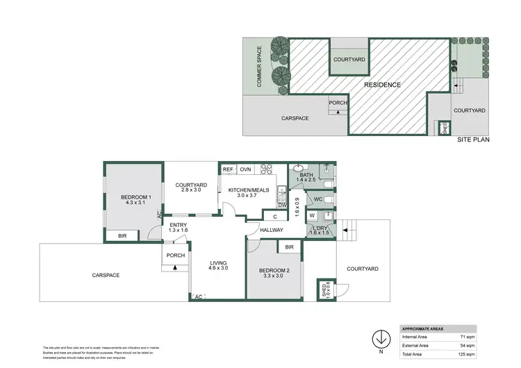 Floorplan of Homely villa listing, 3/61 The Grove, Coburg VIC 3058