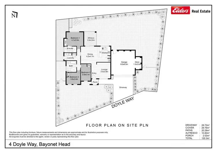 Floorplan of Homely house listing, 4 Doyle Way, Bayonet Head WA 6330