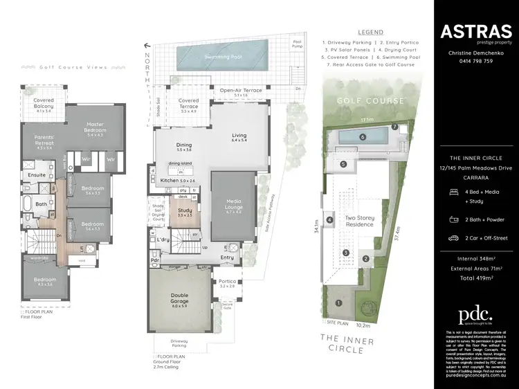 Floorplan of Homely house listing, 12/145 Palm Meadows Drive, Carrara QLD 4211