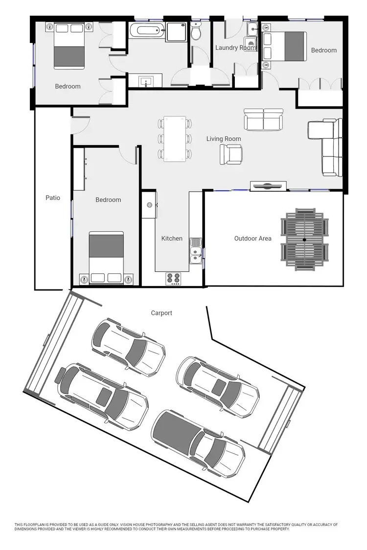 Floorplan of Homely house listing, 3 Langdon Court, Mildura VIC 3500