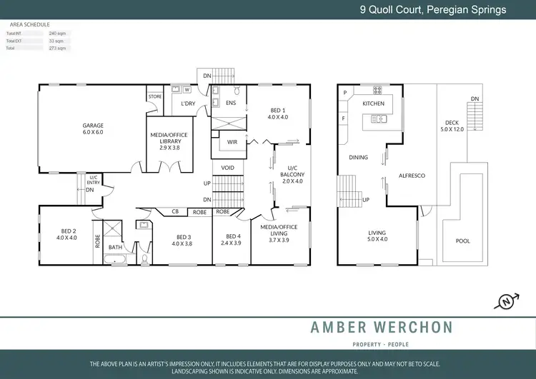 Floorplan of Homely house listing, 9 Quoll Court, Peregian Springs QLD 4573