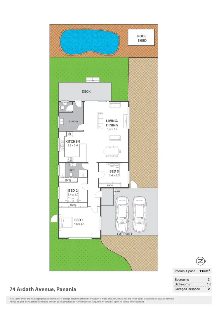 Floorplan of Homely house listing, 74 Ardath Avenue, Panania NSW 2213