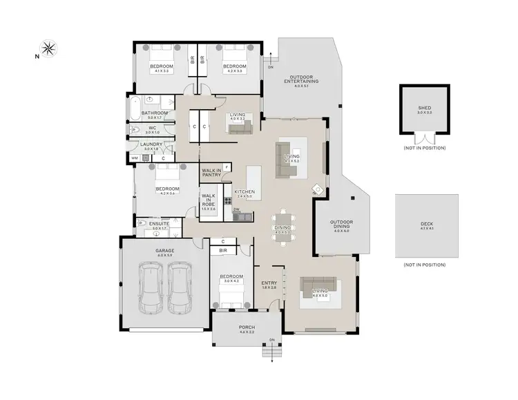 Floorplan of Homely house listing, 10 Mestre Court, St Leonards TAS 7250