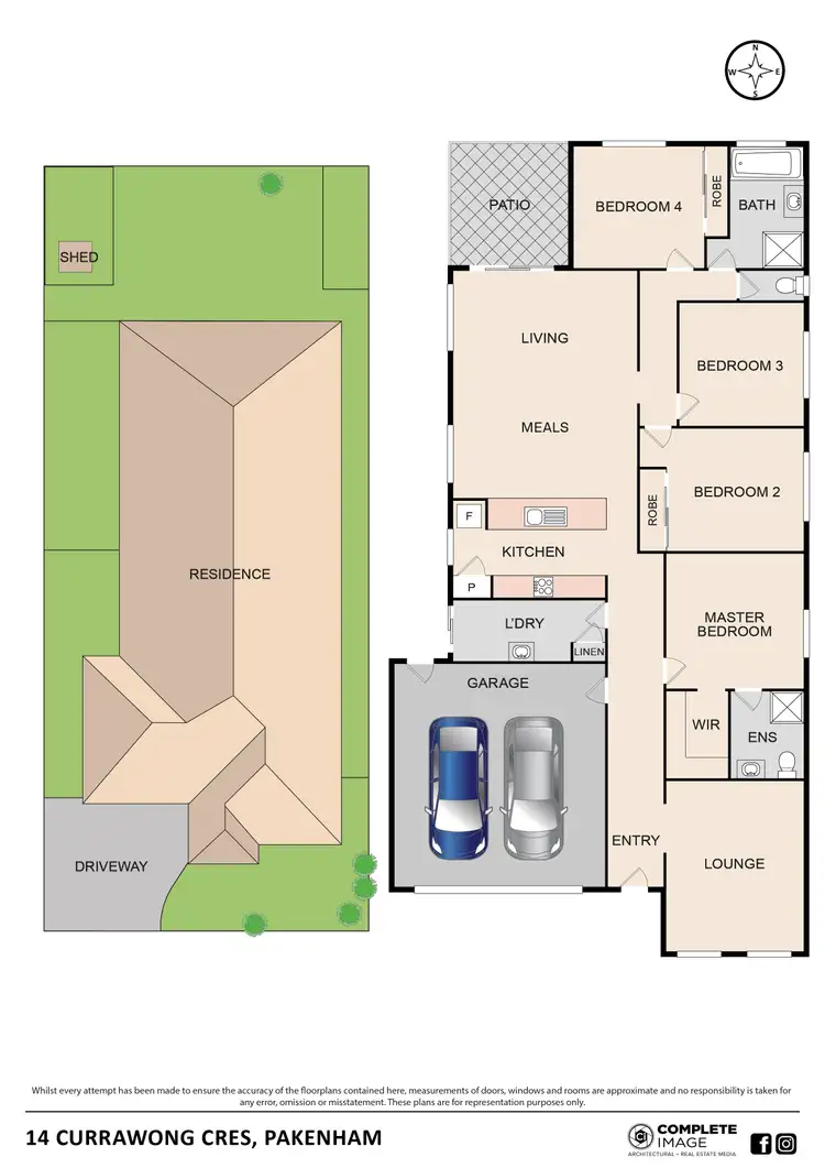 Floorplan of Homely house listing, 14 Currawong Crescent, Pakenham VIC 3810