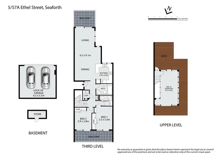 Floorplan of Homely apartment listing, 5/57A Ethel Street, Seaforth NSW 2092