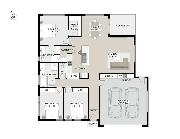Floorplan of Homely unit listing, 6/297 Westbury Road, Prospect Vale TAS 7250