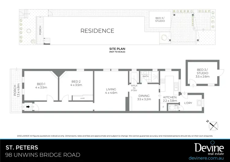 Floorplan of Homely house listing, 98 Unwins Bridge Road, St Peters NSW 2044