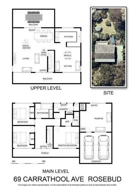 Floorplan of Homely house listing, 69 Carrathool Avenue, Rosebud VIC 3939