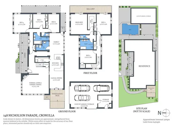 Floorplan of Homely house listing, 148 Nicholson Parade, Cronulla NSW 2230