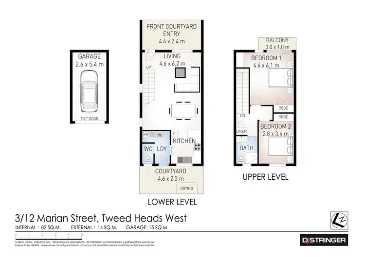 Floorplan of Homely unit listing, 3/12 Marian Street, Tweed Heads West NSW 2485