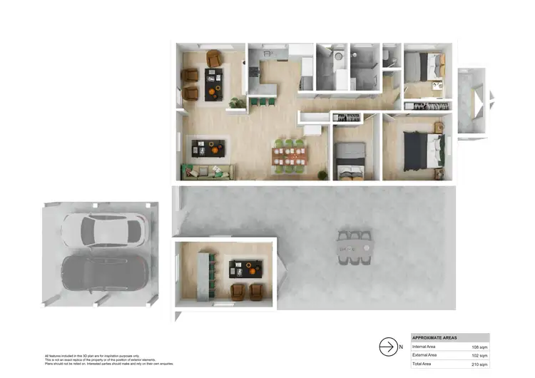 Floorplan of Homely house listing, 16 Hawdon Crescent, Springwood QLD 4127