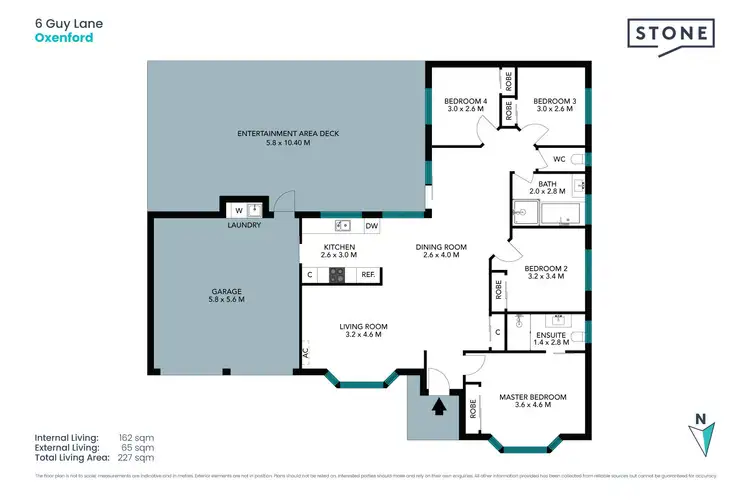 Floorplan of Homely house listing, 6 Guy Lane, Oxenford QLD 4210