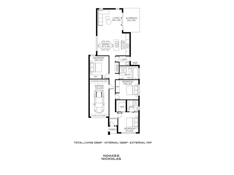 Floorplan of Homely house listing, 27A Windsor Grove, Klemzig SA 5087