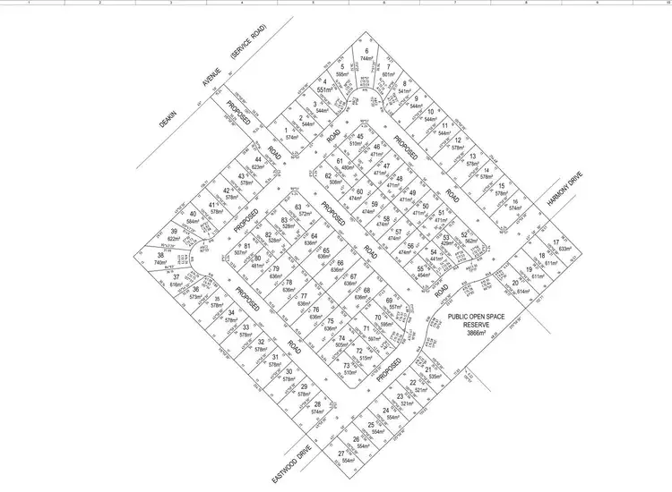 Floorplan of Homely land listing, LOT 1-83, 546 Deakin Avenue, Mildura VIC 3500