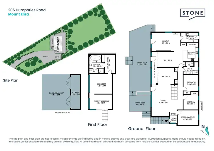 Floorplan of Homely house listing, 206 Humphries Road, Mount Eliza VIC 3930