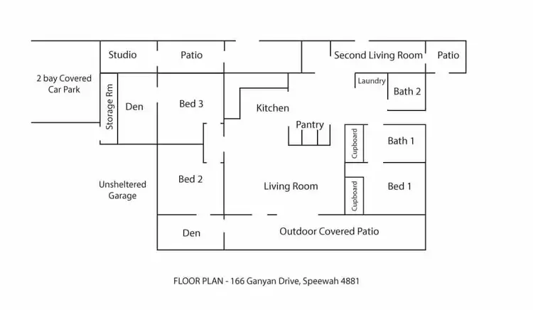 Floorplan of Homely house listing, 166 Ganyan Drive, Speewah QLD 4881