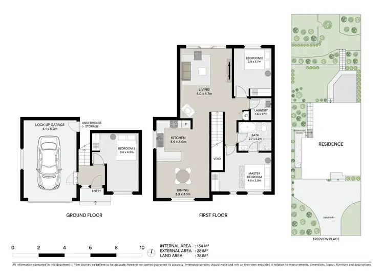 Floorplan of Homely semi-detached listing, 19 Treeview Place, Mardi NSW 2259