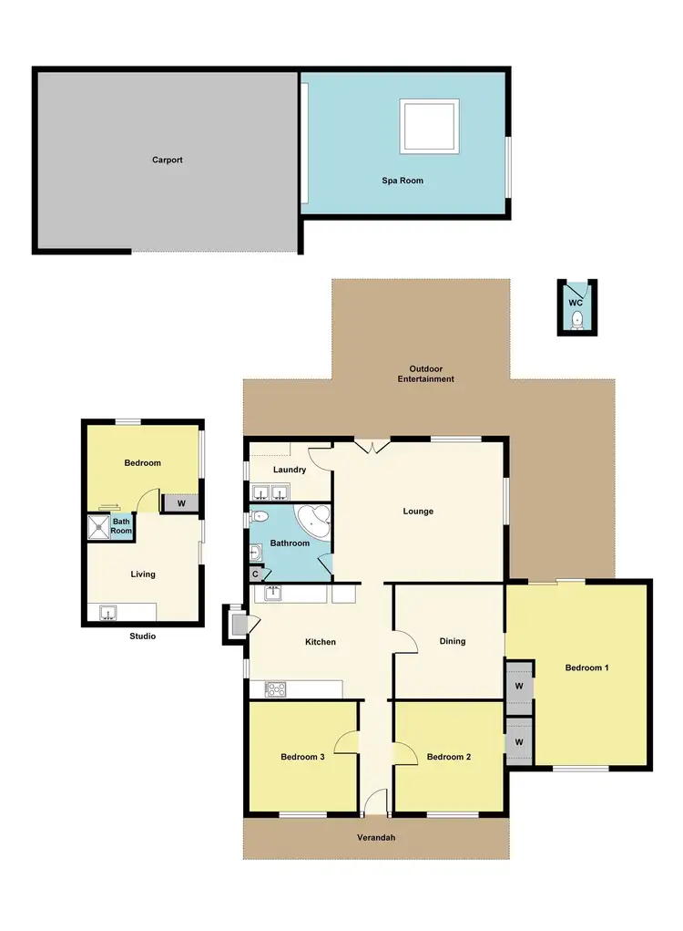Floorplan of Homely house listing, 65 Raglan Street, Maryborough VIC 3465