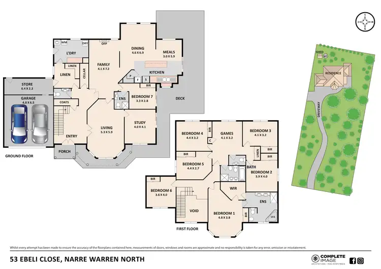 Floorplan of Homely house listing, 53 Ebeli Close, Narre Warren North VIC 3804