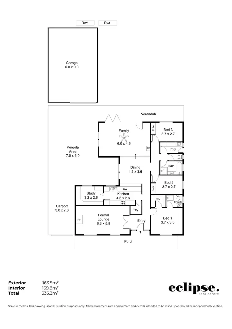 Floorplan of Homely house listing, 37 Thomson Avenue, Rostrevor SA 5073