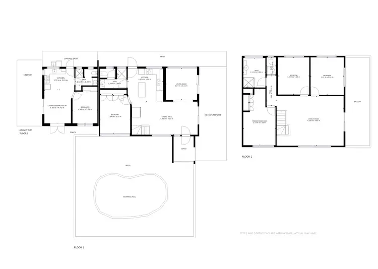 Floorplan of Homely semi-detached listing, 10 & 10a Clifton Road, Clifton Beach QLD 4879