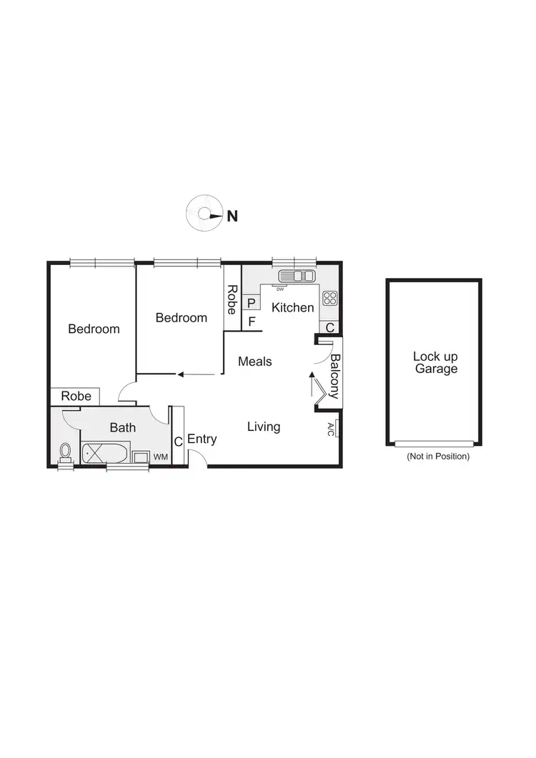 Floorplan of Homely apartment listing, 10/19 Shakespeare Grove, St Kilda VIC 3182