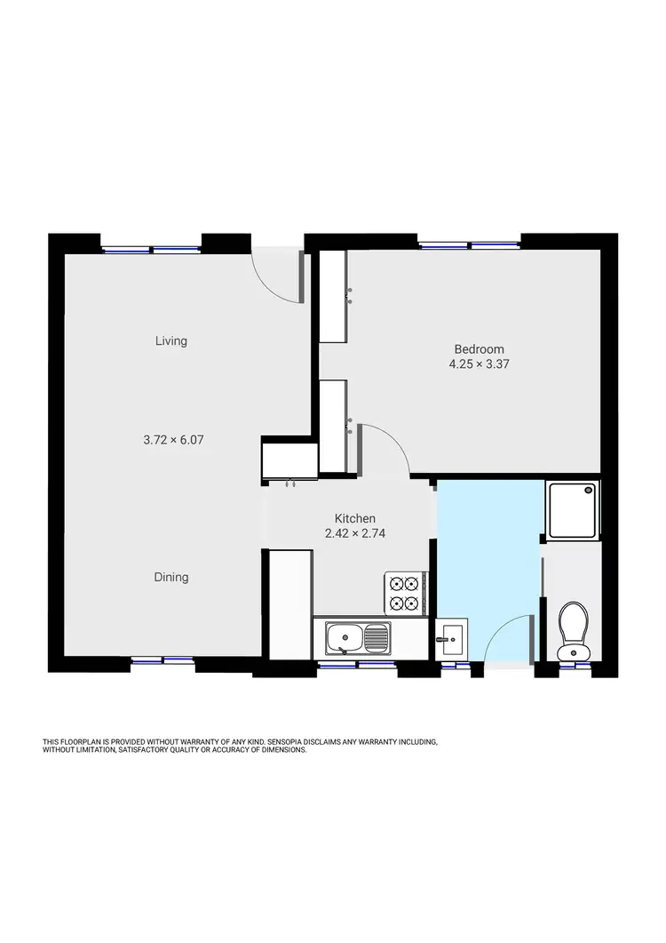 Floorplan of Homely unit listing, 3/4 Rattray Avenue, Wodonga VIC 3690