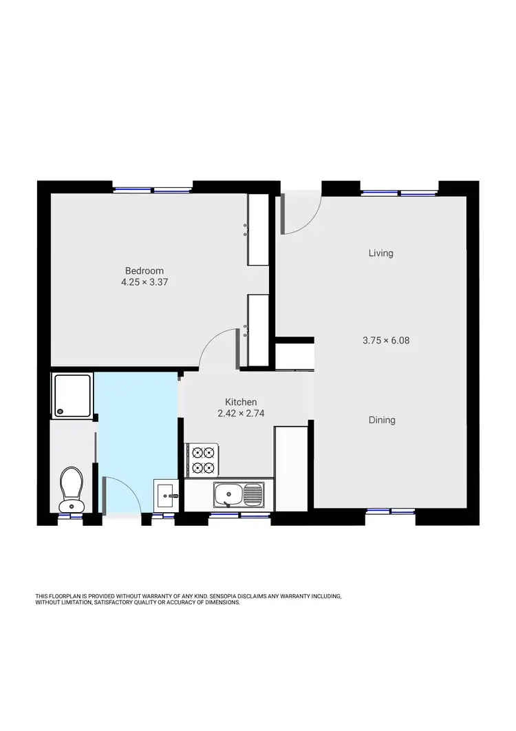 Floorplan of Homely unit listing, 2/4 Rattray Avenue, Wodonga VIC 3690