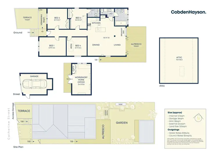 Floorplan of Homely house listing, 311 Catherine Street, Lilyfield NSW 2040